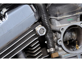 Flywheel Design Screen Cylinder Head Breather Bolt 1/2" 13 Unc Aluminium Raw Flywheel Design