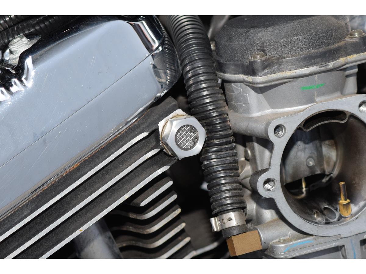 Flywheel Design Screen Cylinder Head Breather Bolt 1/2" 13 Unc Aluminium Raw Flywheel Design