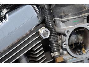 Flywheel Design Screen Cylinder Head Breather Bolt 1/2" 13 Unc Aluminium Raw Flywheel Design