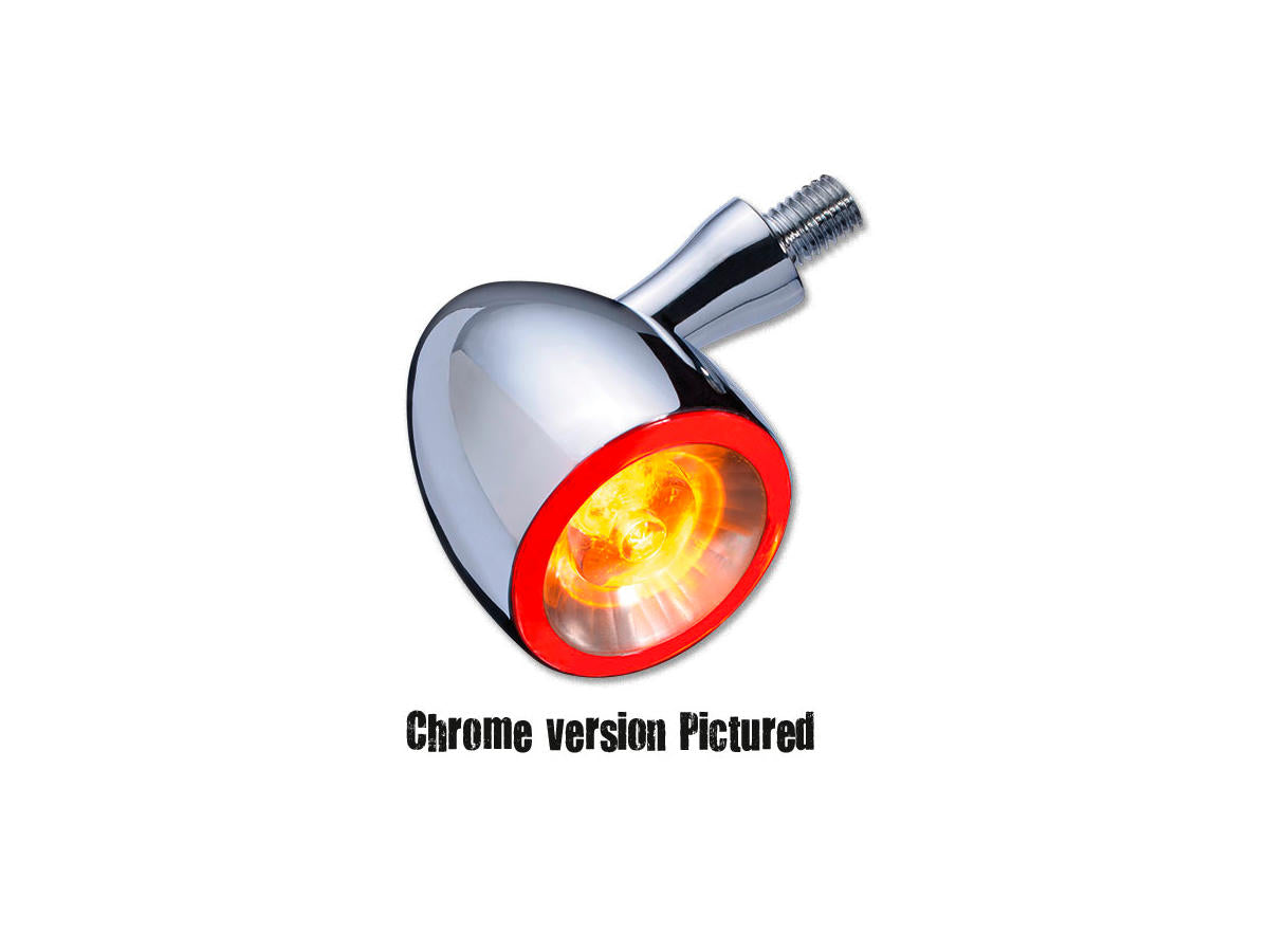 Kellermann Bullet 1000 Pl Led Turn Signal/Position Light Chrome Satin Yellow Led Kellermann Default Title