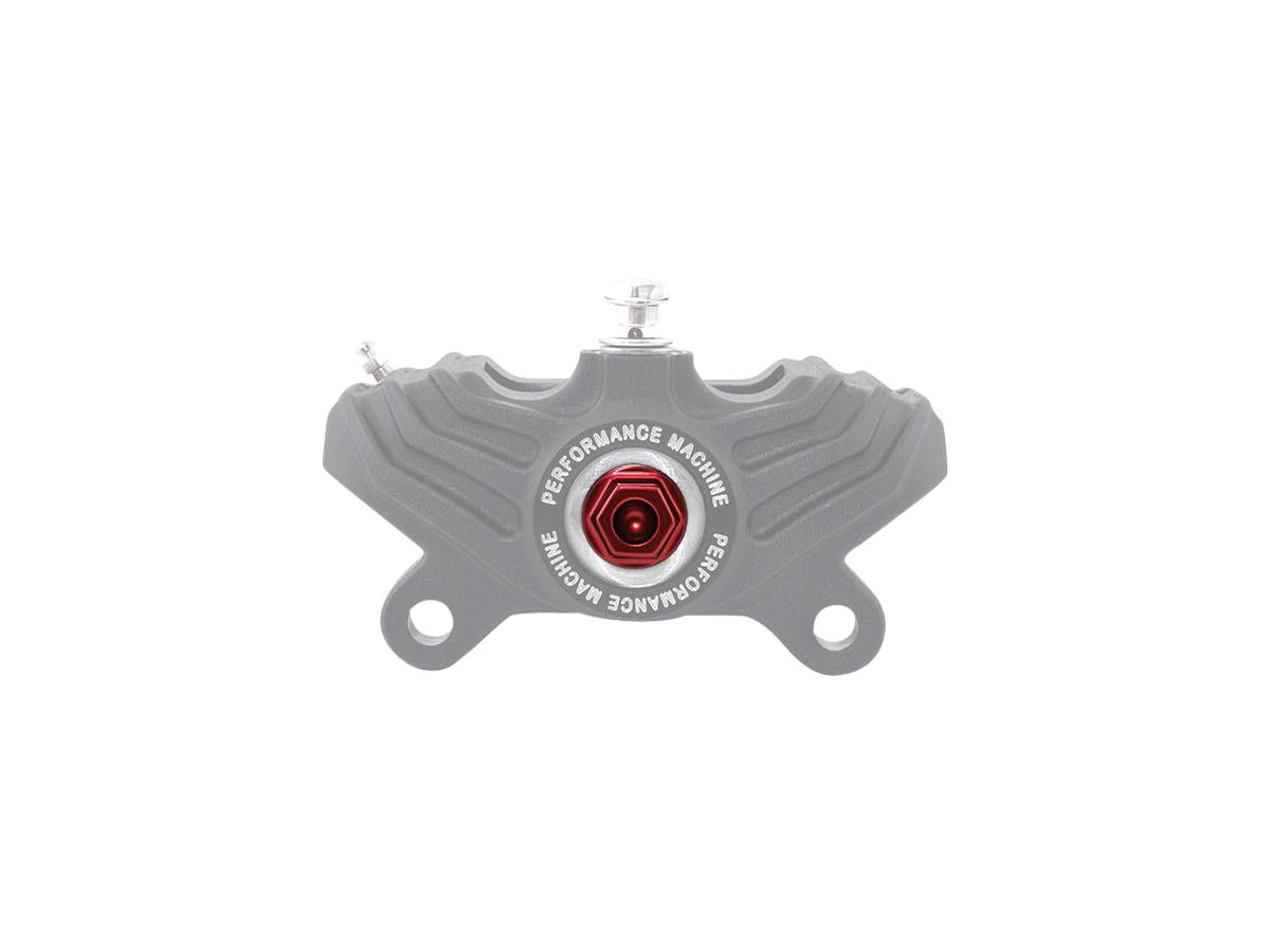 Performance Machine Vintage Brake Caliper Bolt Red Performance Machine Default Title