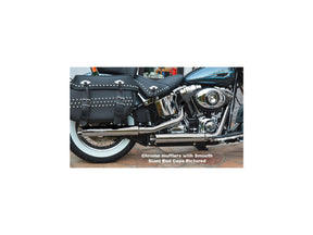 Bsl Gun Smooth Slip On Mufflers Slant End Cap Black Black Bsl