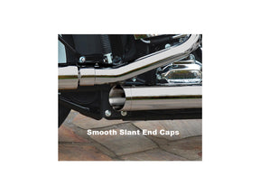 Bsl Gun Smooth Slip On Mufflers Slant End Cap Black Black Bsl Default Title