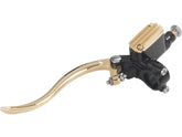 Kustom Tech Deluxe Clutch Master Cylinder Kit Brass Polished Lever And Master Cylinder Cover Black 14 Mm 1" Hydraulic Clutch Kustom Tech Default Title
