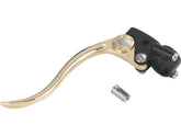 Kustom Tech Deluxe Clutch Cable Perch Assembly Brass Polished Lever Black 1" Cable Clutch Kustom Tech Default Title
