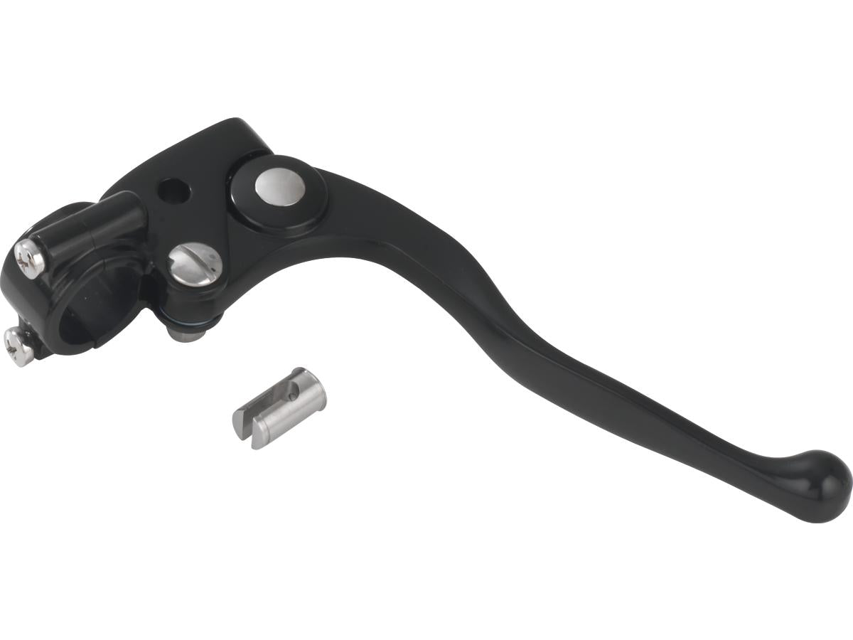 Kustom Tech Classic Brake Cable Perch Assembly Black 1" Cable Operated Kustom Tech Default Title