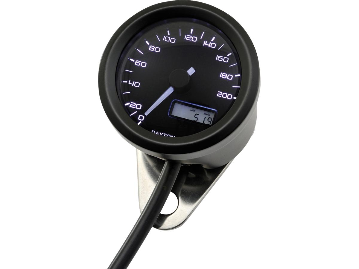 Daytona Japan Velona48 Speedometer Scale: 200 Mph; 200km/H; Scale Color: Black Black 48.0 Mm Daytona Japan Default Title