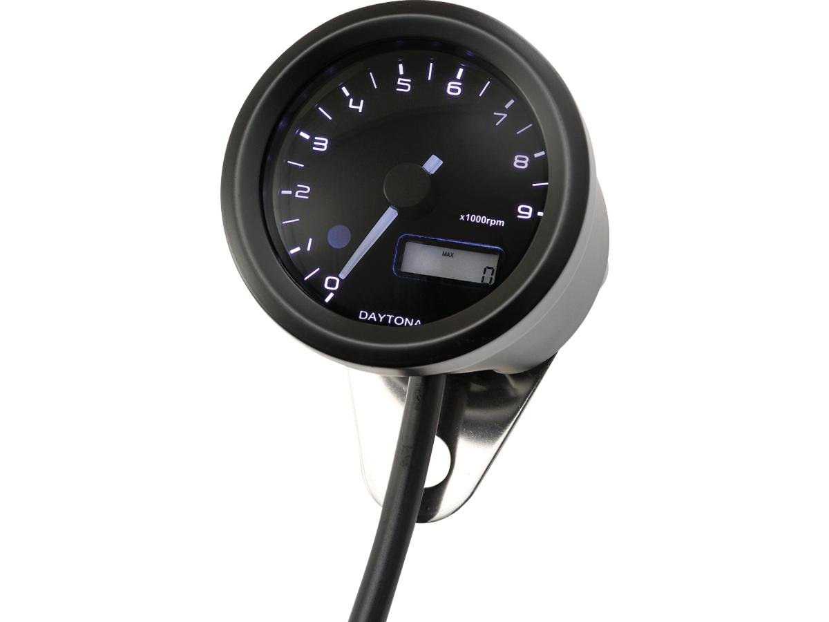 Daytona Japan Velona Tachometer 48 Mm, Stainless Steel Black Paint Tachometer Daytona Japan Default Title