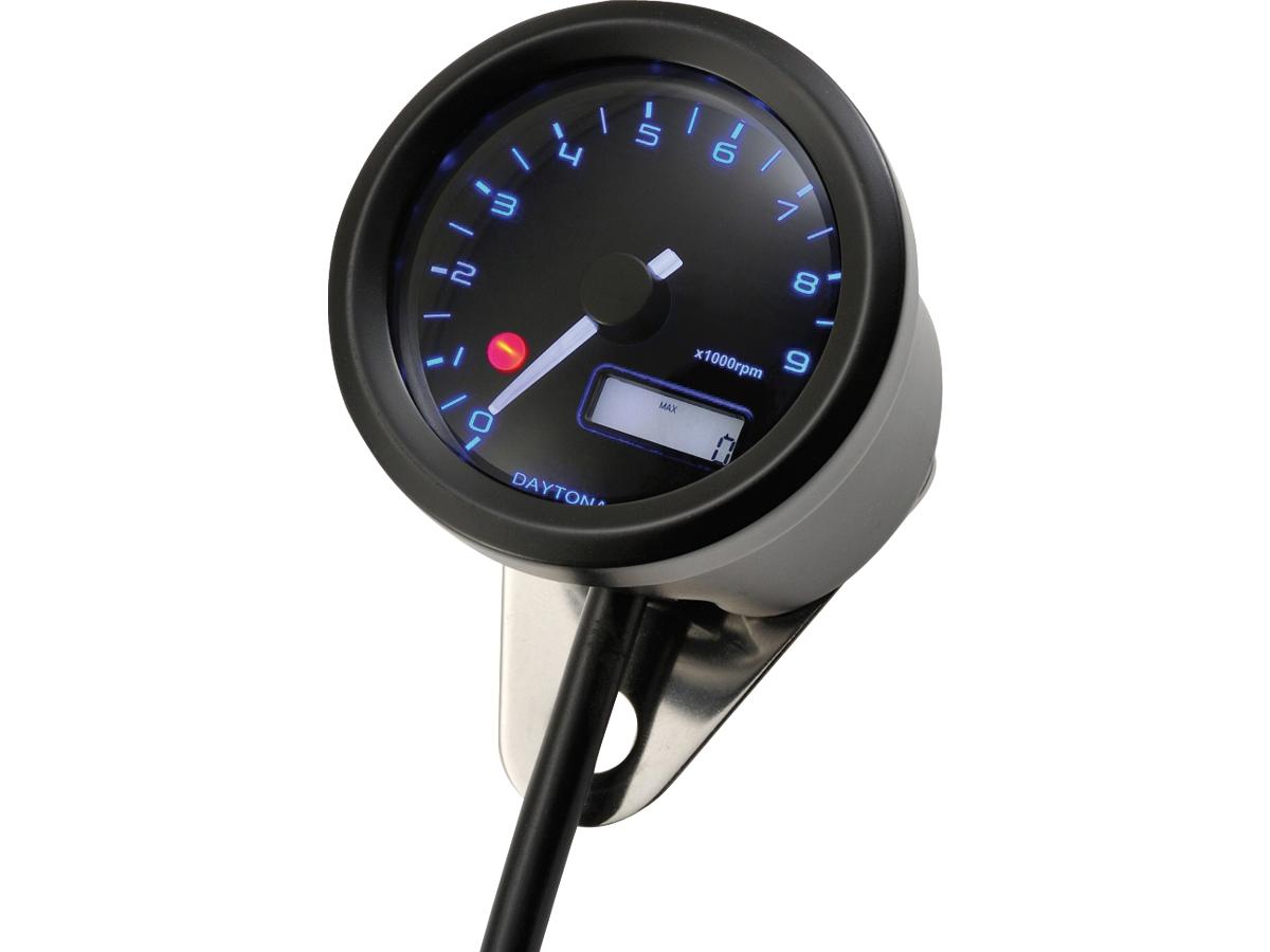 Daytona Japan Velona Tachometer 48 Mm, Stainless Steel Black Paint Tachometer Daytona Japan
