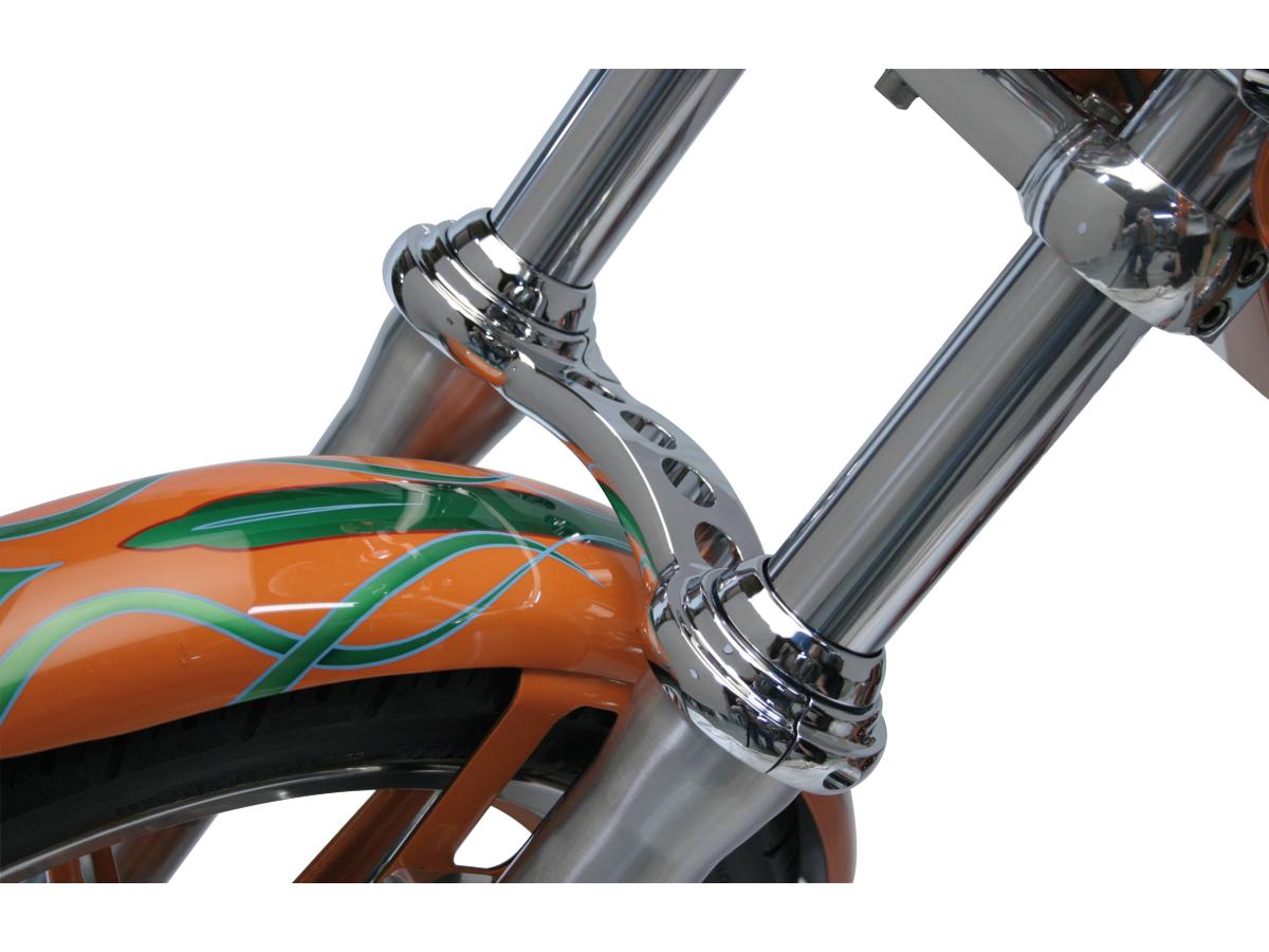 Custom Cycle Engineering Fork Truss 49mm, Chrome Fork Brace For Dyna Glide Models Custom Cycle Engineering Default Title