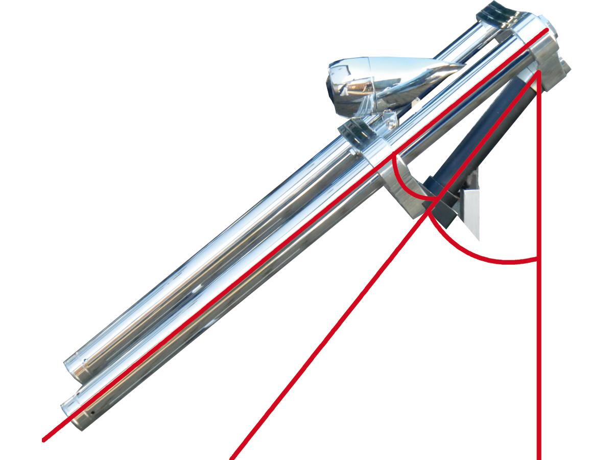 Ritz Triple Tree, 13°, For 49mm Outer Tube, Contains Weld On Steering Lock, Aluminum, Polished Triple Tree Kit Ritz Default Title