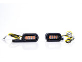 Thunderbike Stripe Led Turn Signal Black Powder Coated Light Smoke Led Thunderbike Default Title