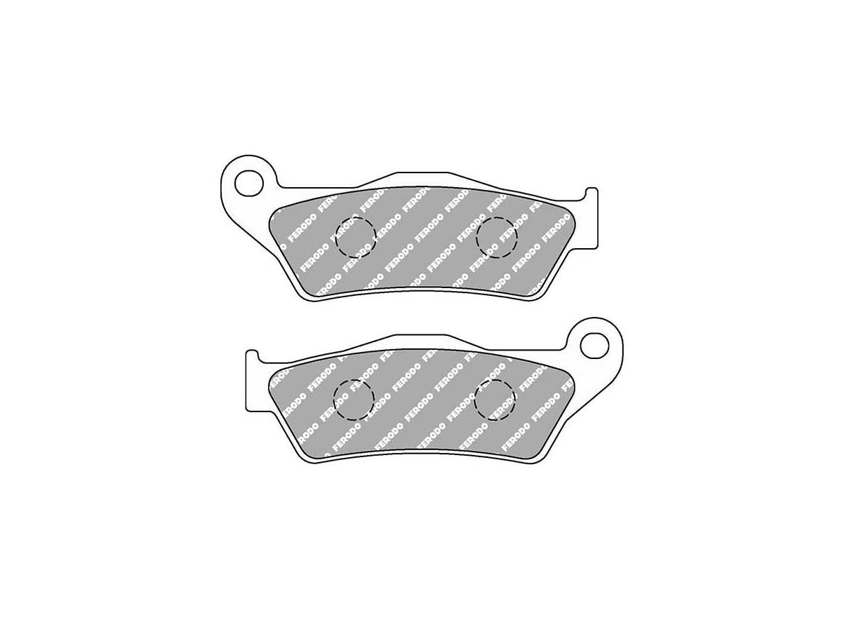 Ferodo Road Sintered Brake Pads Sinter Front Rear Ferodo Default Title