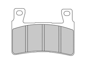 Ferodo Road Platinum Mid Metallic Brake Pads Organic Front Ferodo Default Title
