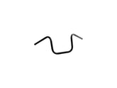 Highway Hawk 7 Bad Hawk Handlebar Non Dimpled 3 Hole Black Powder Coated 1" Highway Hawk Default Title