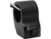 Performance Machine Contour Switch Housing Assembly Single Button, Clutch Side Black 1" Performance Machine Default Title