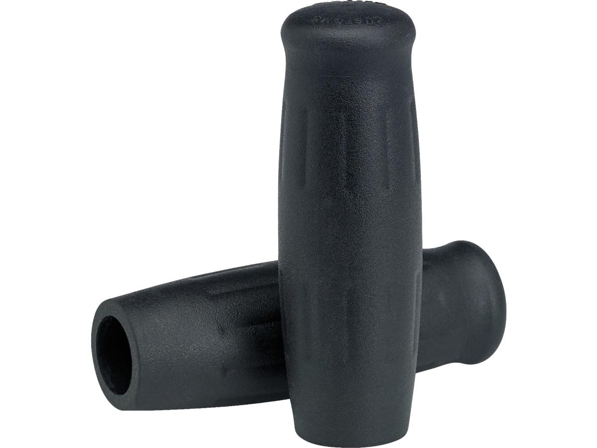 Lowbrow Classic Grips Black 1" Throttle By Wire Throttle Cables Lowbrow Default Title