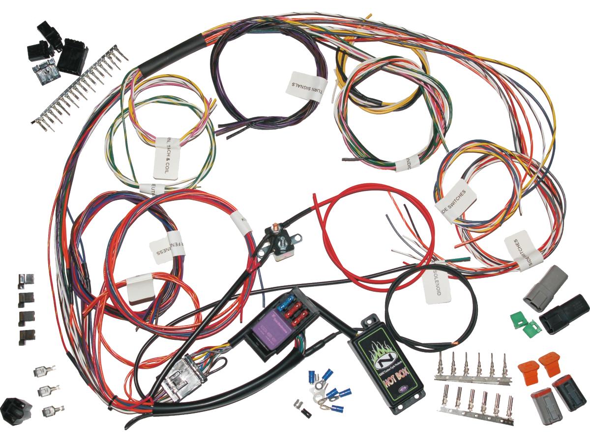 Namz Complete Bike Harness With Starter Relay, 3 Circuit Breaker And Run/Brake/Turn Signal Self Canceling Module (For 3 In 1 Rear Turn Signals) Namz Default Title