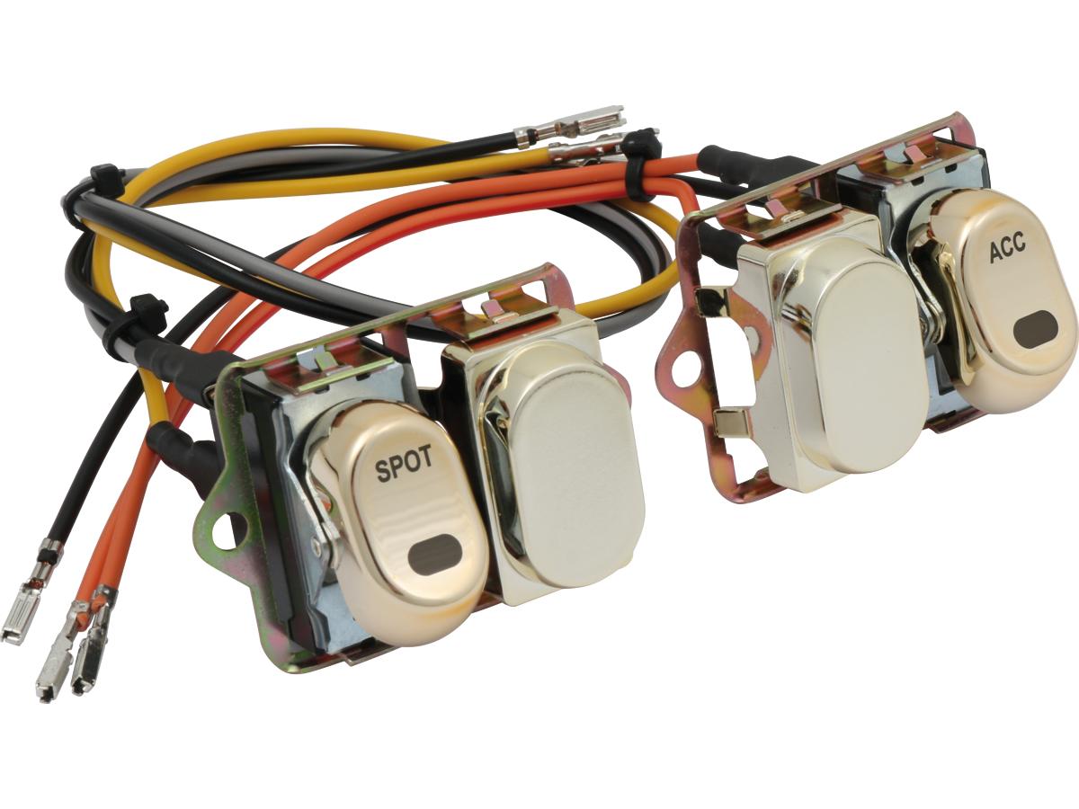 Cce Fairing Rocker Switch Kit Spot/Accessories Gold Cce Default Title