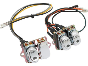 Cce Fairing Rocker Switch Kit Spot/Accessories/Cruise Chrome Cce