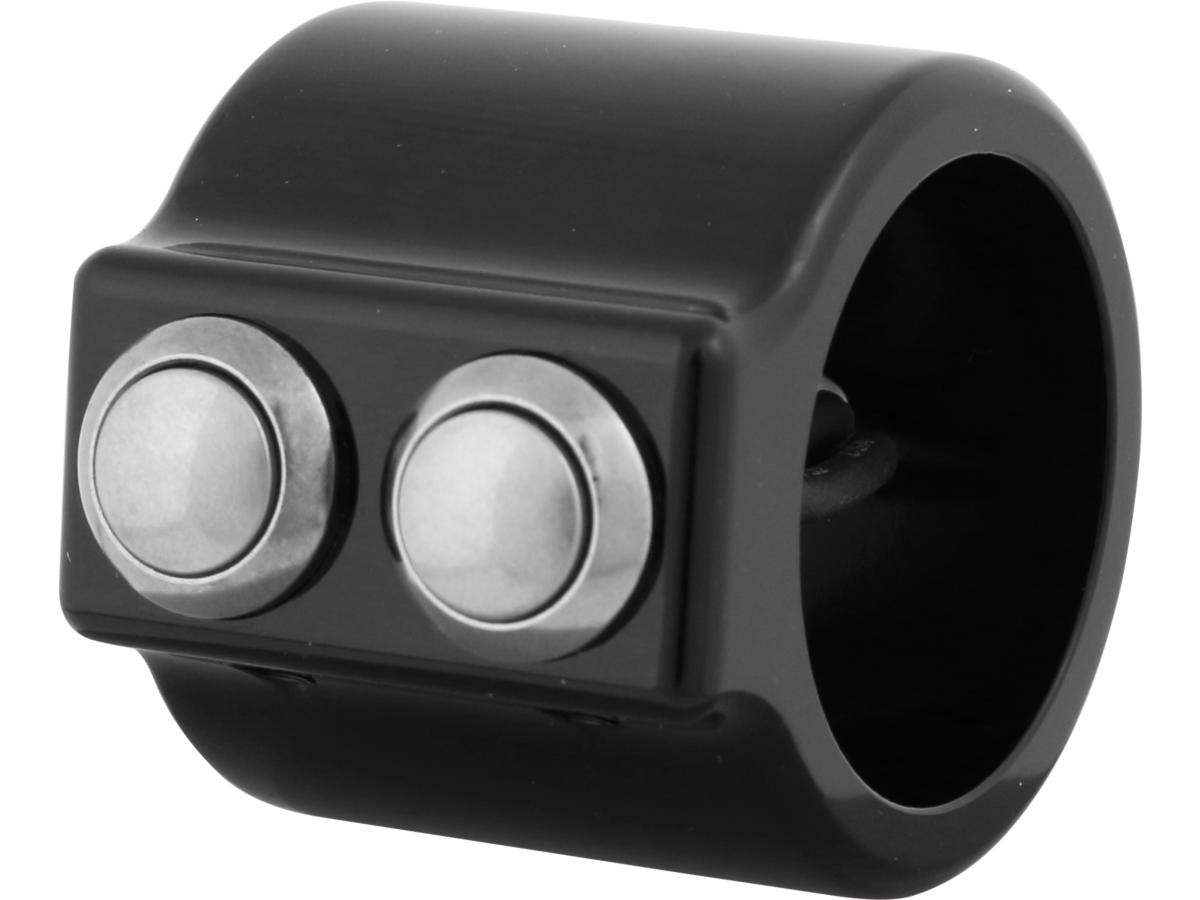 Cce Cce, Switch Housing Kit, 1" Diameter Handle Bar, Dual Button, Billet Aluminum, Black Switch Housing Dual Button Cce Default Title