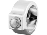 Cce Cce, Switch Housing Kit, 1" Diameter Handle Bar, Single Button, Billet Aluminum, Chrome Switch Housing Single Button Cce Default Title