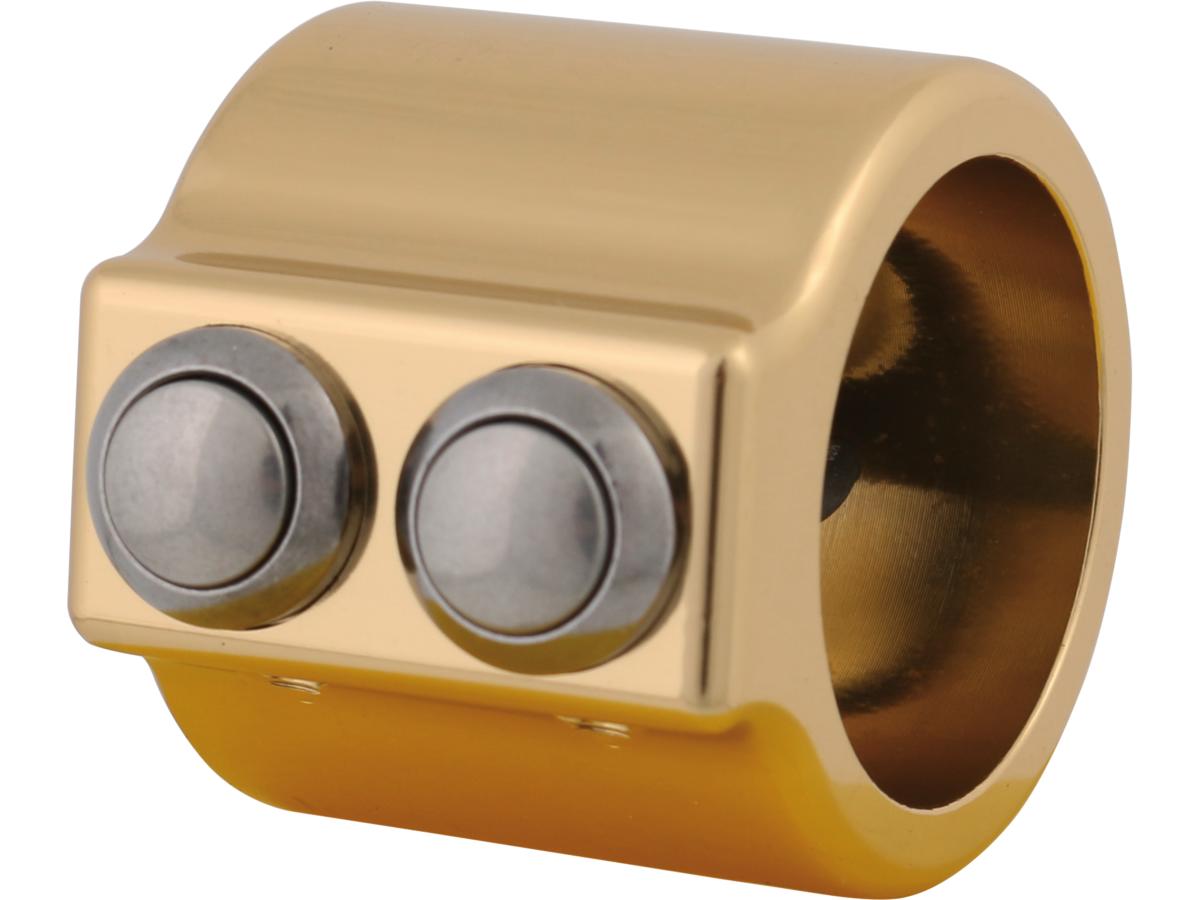 Cce Cce, Switch Housing Kit, 1" Diameter Handle Bar, Dual Button, Billet Aluminum, Bronze Switch Housing Dual Button Cce Default Title