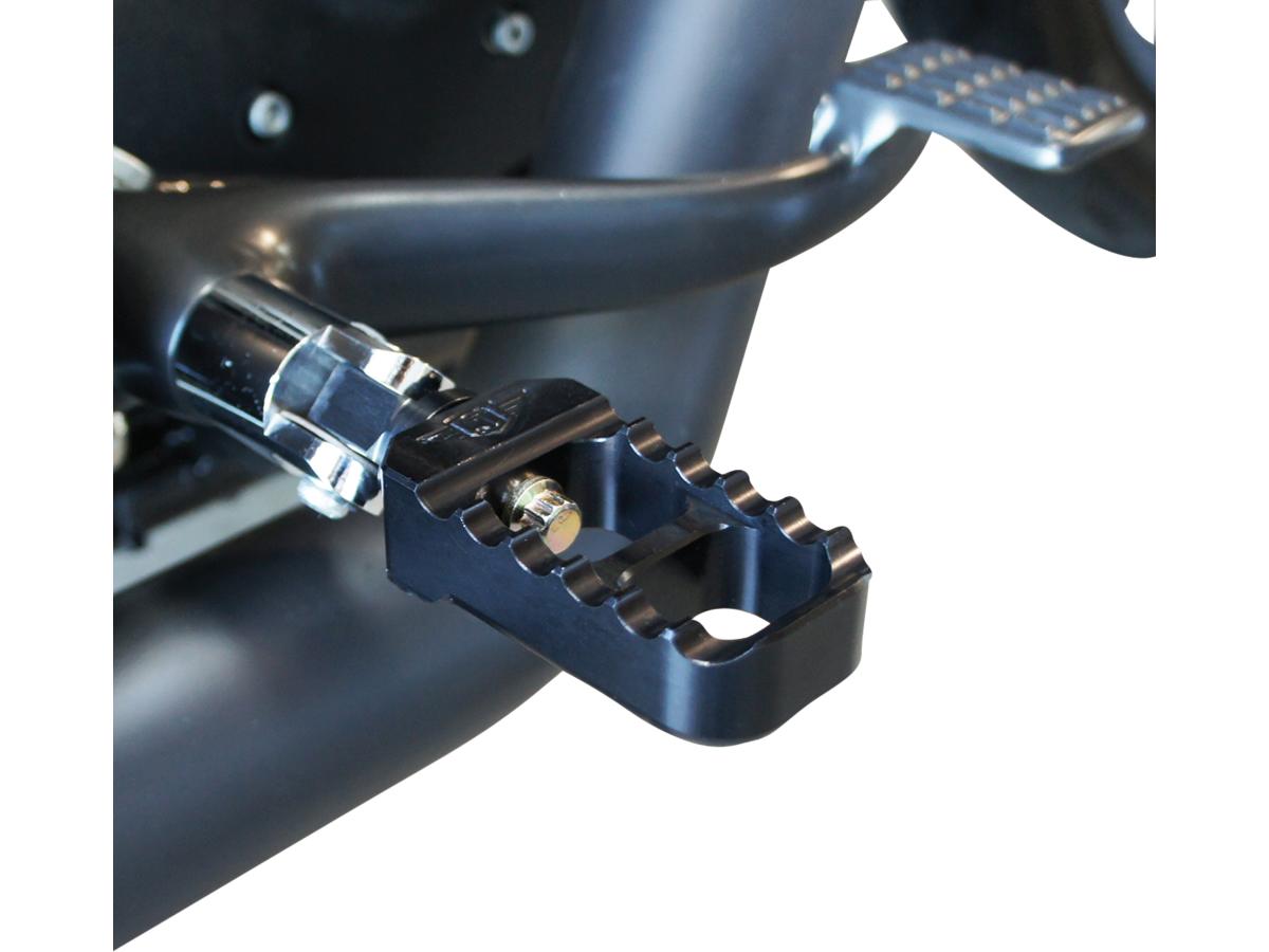 Joker Machine Stubby Serrated Adjustable Foot Pegs Stubby Version Black, Anodized Joker Machine Default Title