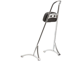 Burly Brand Tall Sissy Bar With Pad Chrome Burly Brand