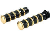 Kustom Tech Vintage Grips Black Brass 1" Throttle Cables Kustom Tech Default Title