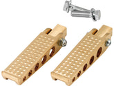 Kustom Tech Forged Knurled Pegs Brass, Satin Kustom Tech Default Title