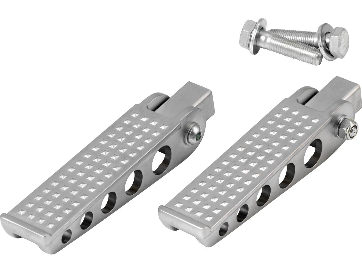 Kustom Tech Forged Knurled Pegs Chrom, Satin Kustom Tech Default Title
