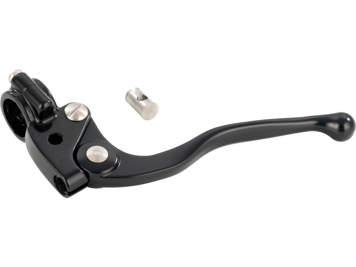 Kustom Tech Grimeca Clutch Cable Perch Assembly For 1" Handlebars Black Anodized Cable Clutch Kustom Tech Default Title