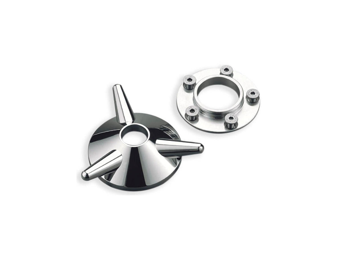 Kustom Tech Vintage Spinner Axle Cover Aluminium Polished Kustom Tech Default Title