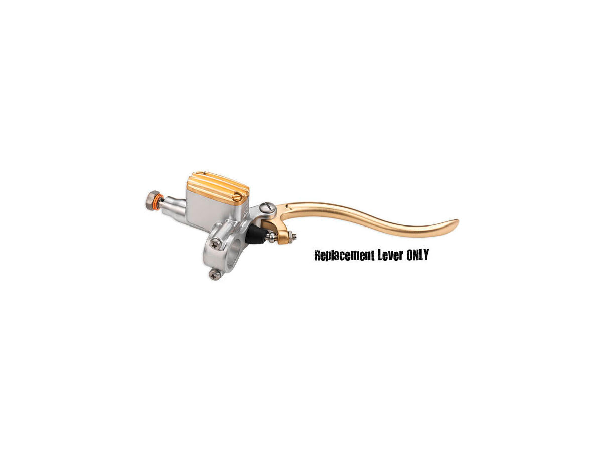 Kustom Tech Deluxe Hand Control Replacement Lever For Brake And Clutch Hydraulic Master Cylinder Brass Polished Kustom Tech Default Title
