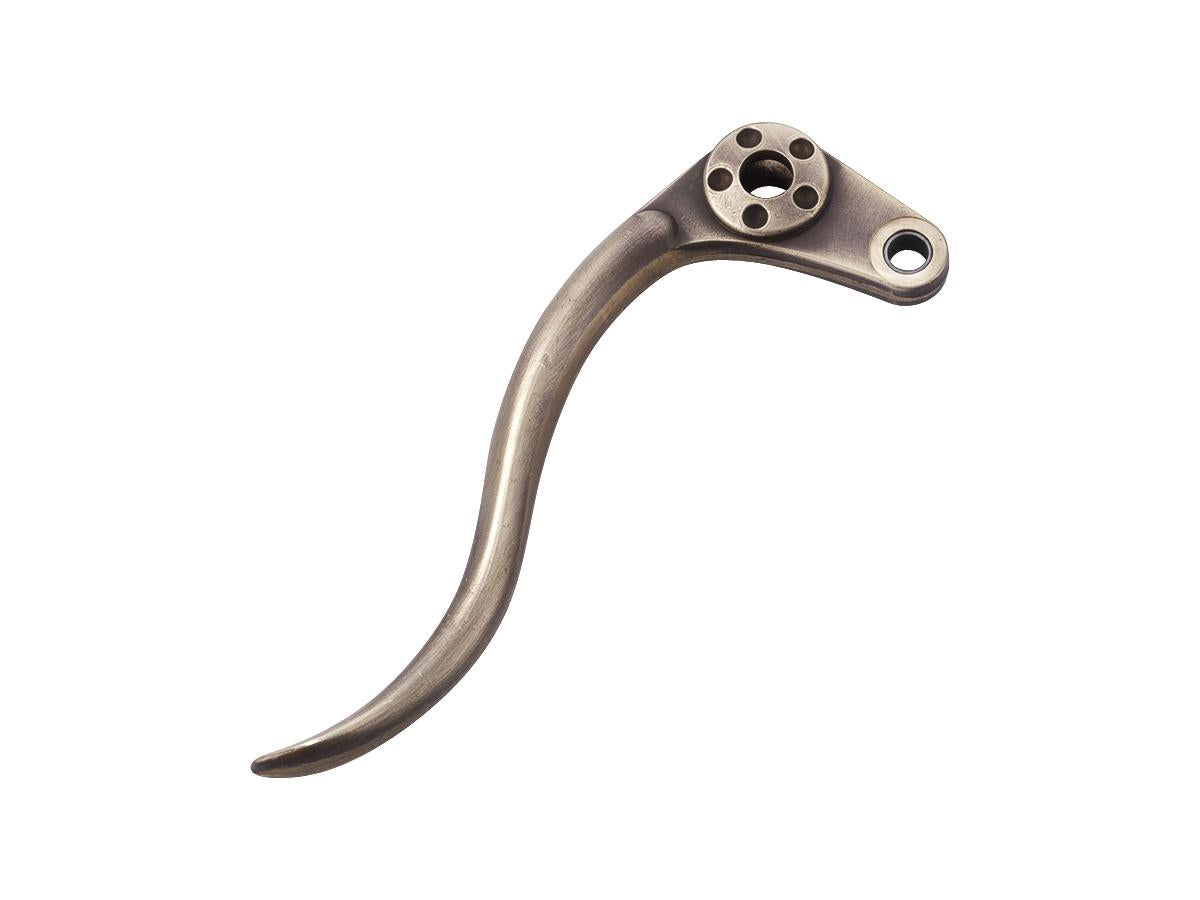 Kustom Tech Deluxe Hand Control Replacement Lever For Brake And Clutch Cable Perch Brass Raw Kustom Tech Default Title