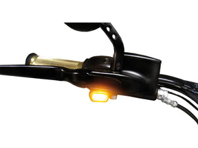 Thunderbike Stripe Led Turn Signal Black Powder Coated Light Smoke Led Thunderbike