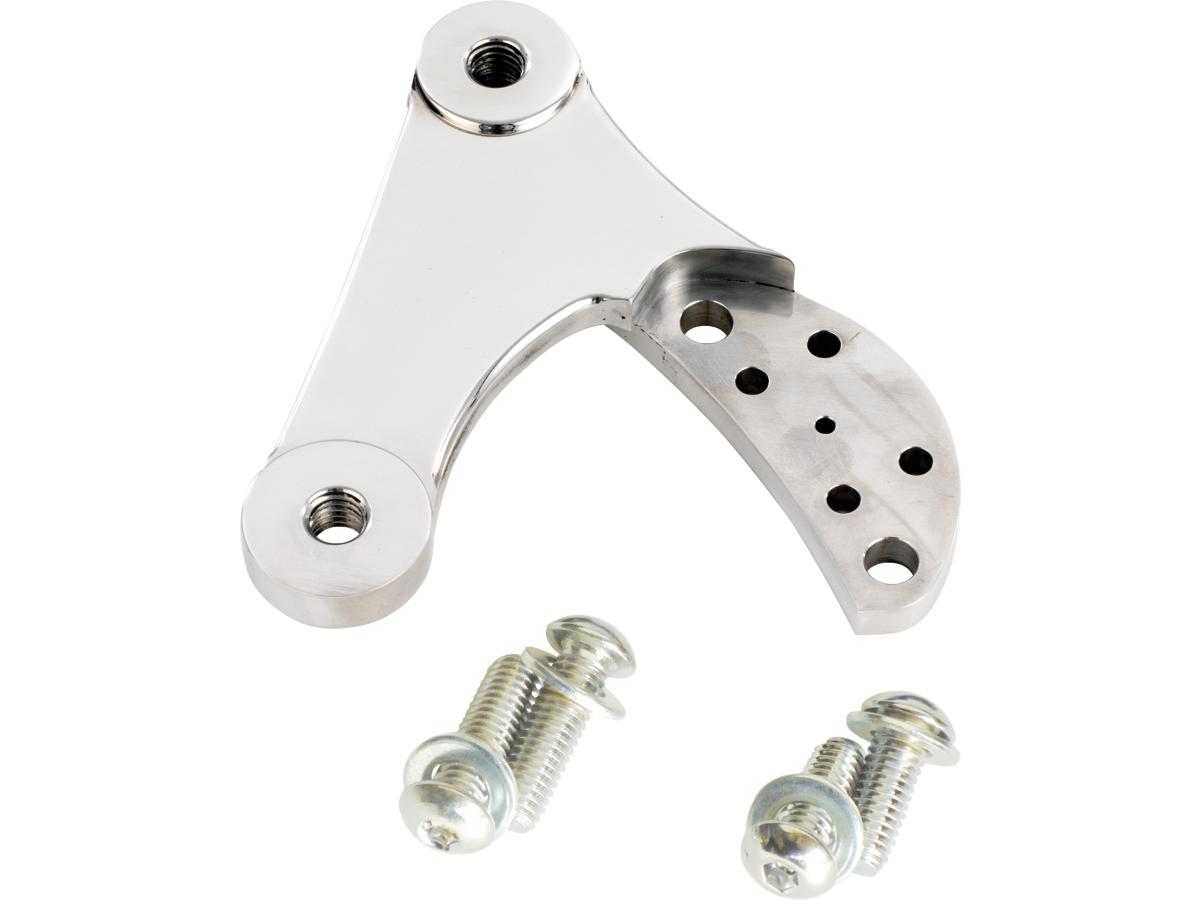 Kustom Tech Kustom Tech 2 Piston Front Bracket, For 11,5" Rotor, Left, Polished Kustom Tech