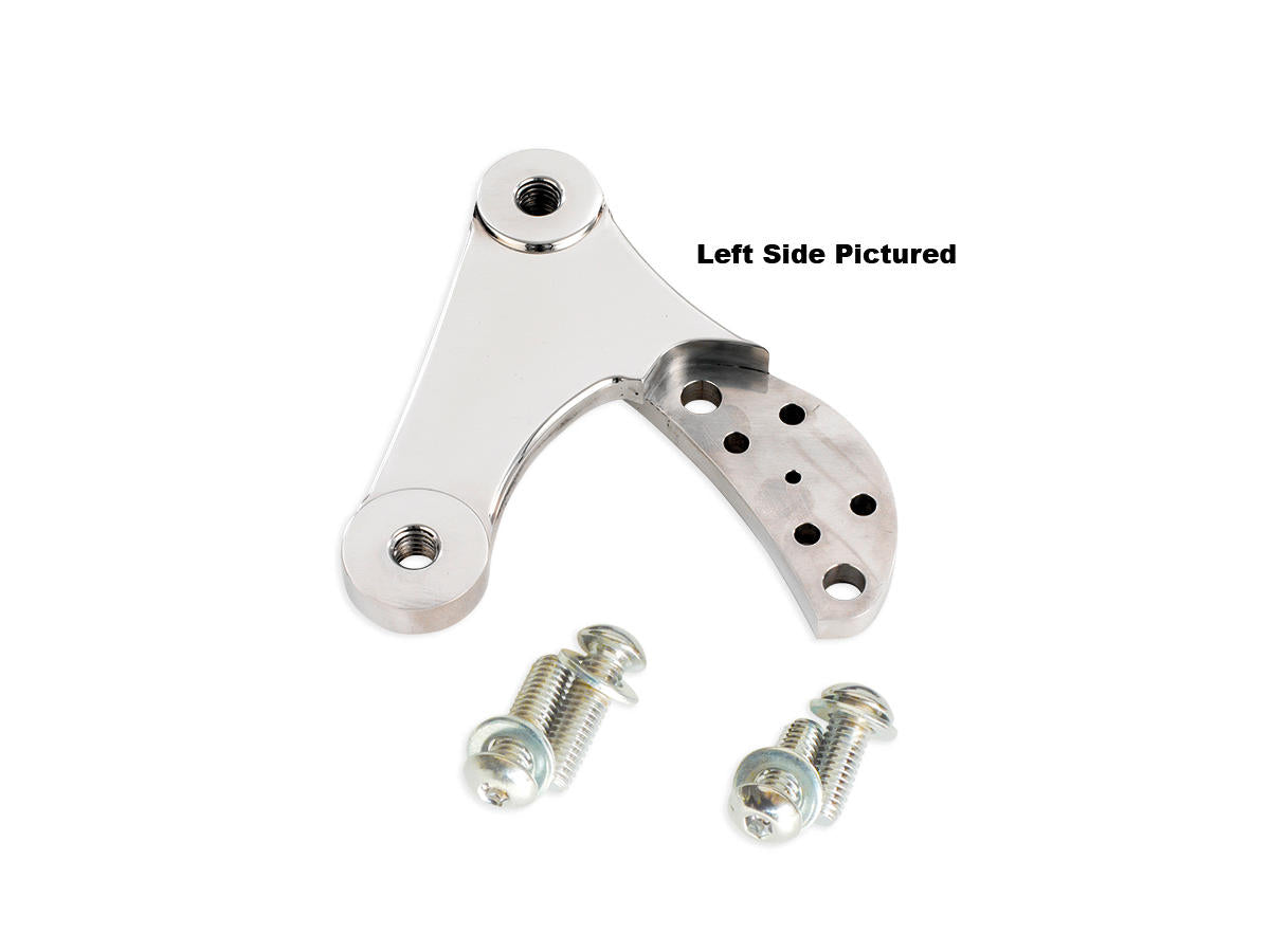 Kustom Tech Kustom Tech 2 Piston Front Bracket, For 11,5" Rotor, Right, Polish Kustom Tech Default Title
