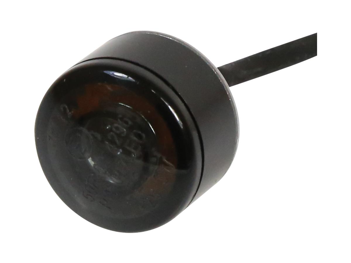 Highsider Apollo Led Turn Signal Diameter(mm): 22 , Depth(mm): 13, Approved For Front And Rear Installation Black Smoke Led Highsider