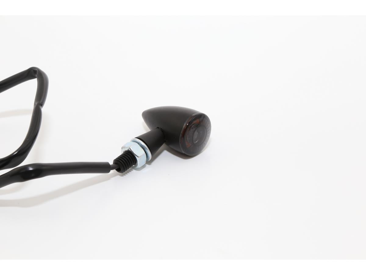 Highsider Apollo Bullet Led Turn Signal Black Anodized Smoke Led Highsider