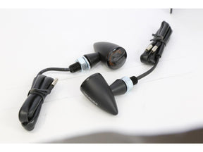 Highsider Apollo Bullet Led Turn Signal Black Anodized Smoke Led Highsider