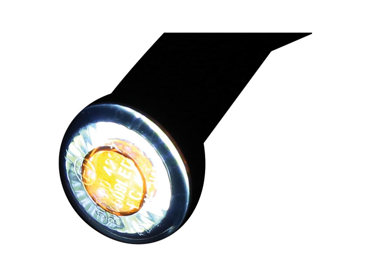 Highsider Apollo Modul Led Turn Signal/Position Light Diameter(mm): 22 , Depth(mm): 13 , Approved For Front Installation Black Smoke Led Highsider Default Title