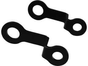 Cult Werk Rear Turn Signal Bracket Double Angeled Black Powder Coated Cult Werk