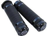 Cult Werk Logo Grips Black Powder Coated 1" Throttle Cables Cult Werk Default Title