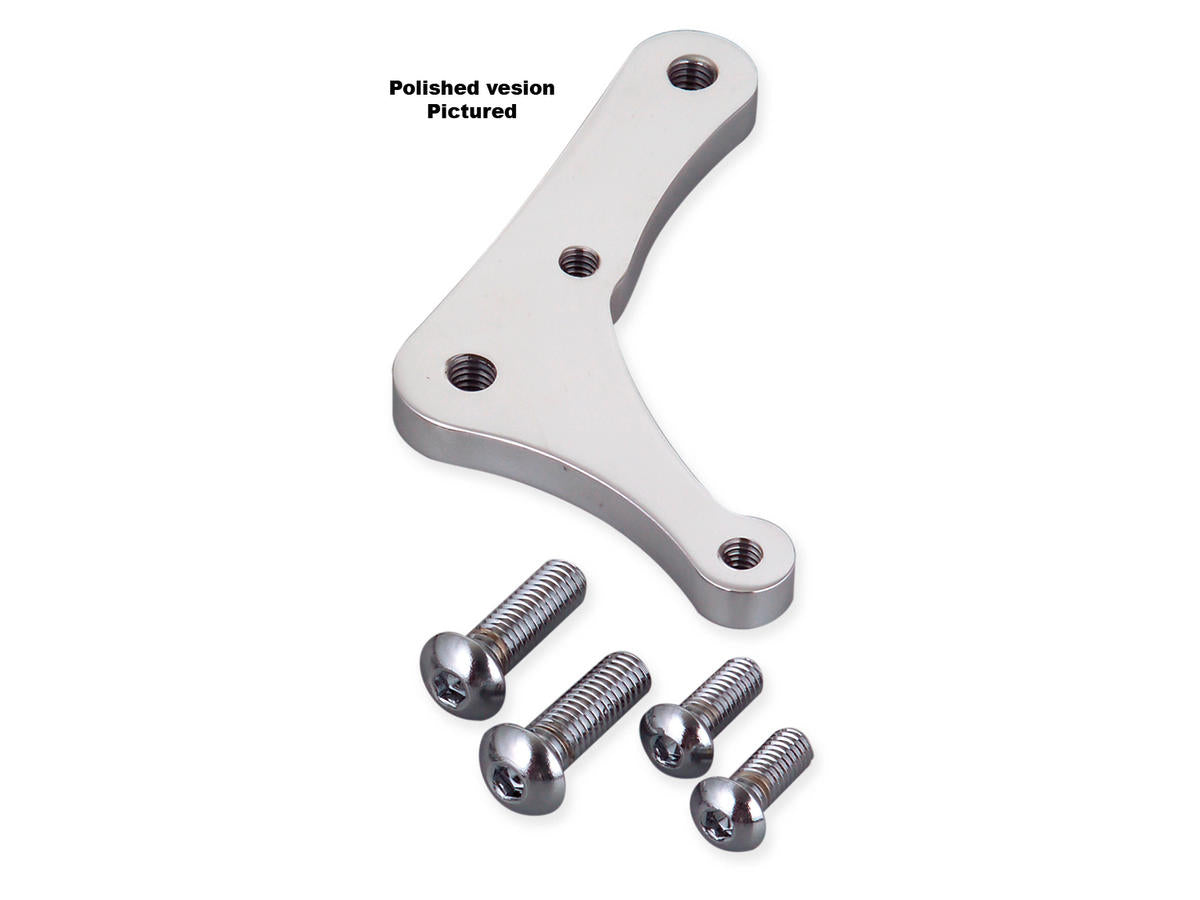 Kustom Tech 4 Piston Front Bracket, For 8,5" Rotor, Left And Right, Black Kustom Tech Default Title