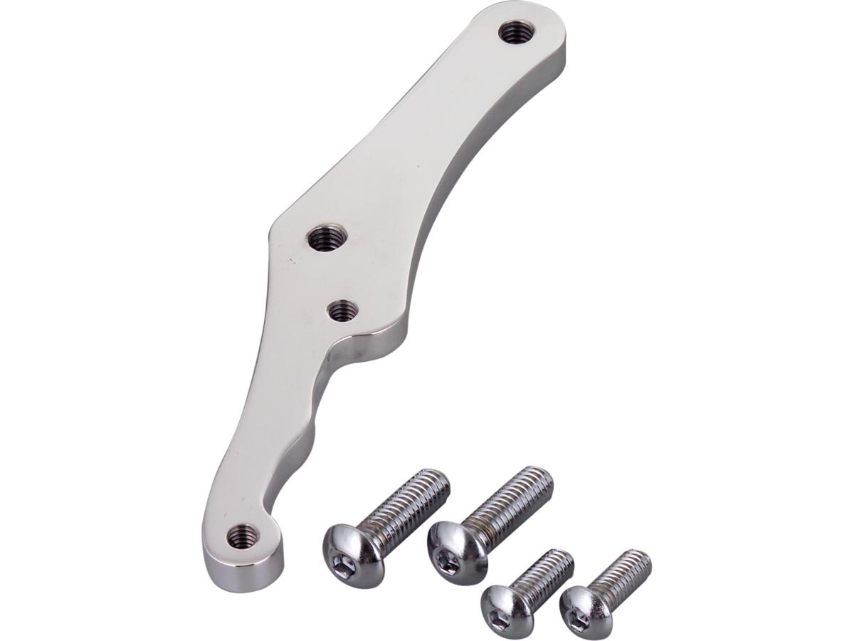 Kustom Tech 4 Piston Front Bracket, For 11,5" Rotor, Left And Right, Polished Kustom Tech Default Title