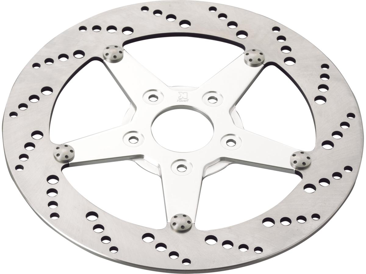 Kustom Tech Drilled Brake Rotor Aluminium Stainless Steel 11,5" Right Kustom Tech Default Title