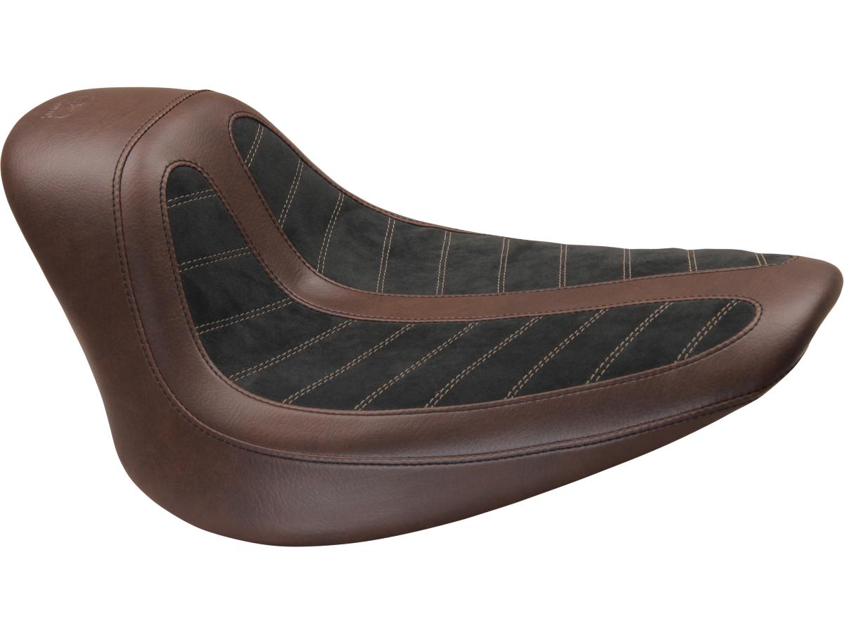 Mustang Fred Kodlin Signature Series Solo Seat Black Dark Brown Alcantara Leather Mustang Default Title