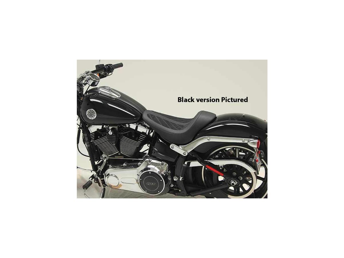 Mustang Fred Kodlin Signature Series Solo Seat Black Dark Brown Alcantara Leather Mustang